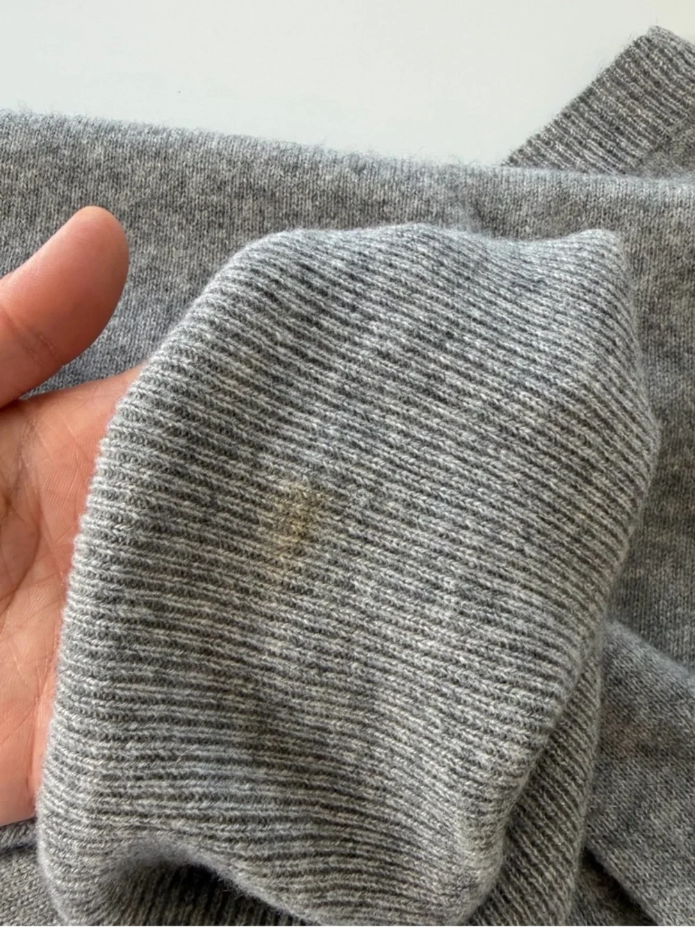 Sofia Cashmere Grey Turtleneck Sweater 100% Cashmere Size Medium. - Picture 9 of 12